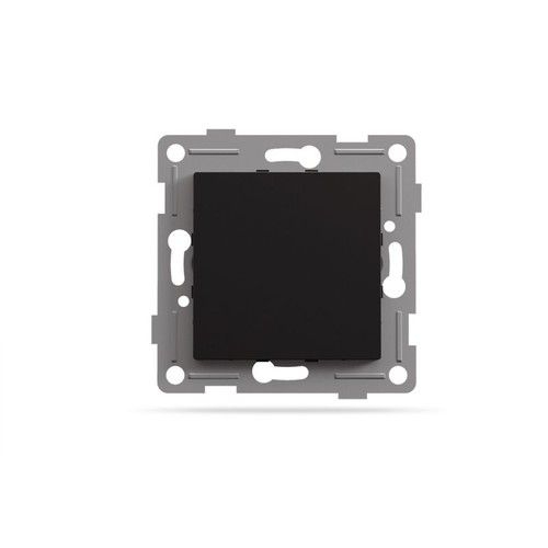 Binera blindlock för ram - Svart grafit, inbyggnad, 72x72 mm