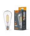 Ampoule LED E27 6W dimmable filament - ST64, 630lm, 4000K blanc neutre, 360 degrés