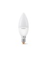 Ampoule LED E14 4W flamme - C37, 380lm, 4000K, verre dépoli