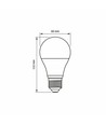 E27 8W LED lamp - A60, 800lm, 3000K, flicker free