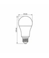 E27 15W LED lamp - A65, 1520lm, 4000K, flicker free