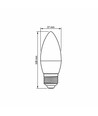 E27 7W LED kertepære - C37, RA90, 4000K, erstatter 50W
