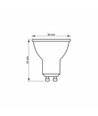 GU10 5W LED spot - 400lm, 36°, 4000K, flicker free