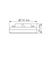 GX53 8W LED pære - Neutral hvid