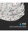 5m 7W/m RGB LED-strip set - 12V DC, IP20, 60 LED's per meter
