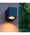 GU10 væglampe til facadebelysning - IP54 udendørs, aluminium, uden lyskilde