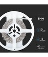 5m 7W/m RGB LED strip sæt - 12V DC, IP20, 60 LED pr. meter