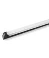 Réglette LED 120cm 72W - 5000K, noir, 8000 lumens