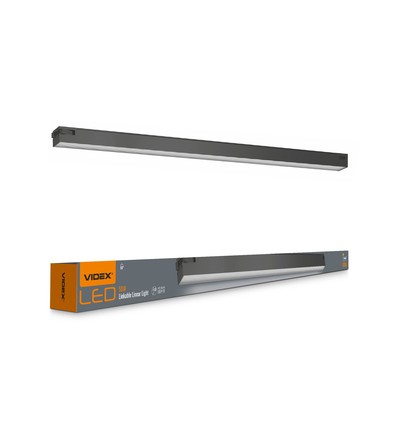 120cm 50W LED lysskinne, sort - 5000lm, IP20, sammenkoblbar, 5 års garanti