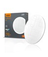 24W LED loftslampe - Ø32,6cm, 4000K, IP44, flicker free, hvid kant