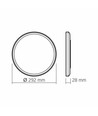 LED loftlampe 18W - Rundt, sort, neutral hvid, 230V, 2000lm, forbrug 18W
