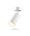 Spot en saillie GU10 Grant - Blanc, rond, orientable, sans source lumineuse