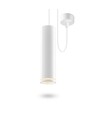 Spot suspendu GU10 - Blanc, Ø6cm, aluminium, sans source lumineuse