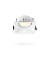 Spot encastrable GU10 - Carré, blanc, aluminium, IP20, sans source lumineuse