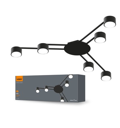 6x GX53 railsysteem spot - Zwart, zonder lichtbron, IP20, max 180W