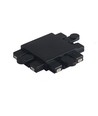 T-verbinder voor magnetisch railsysteem, 48V - Zwart, 68x24x9.5 mm, binnenshuis