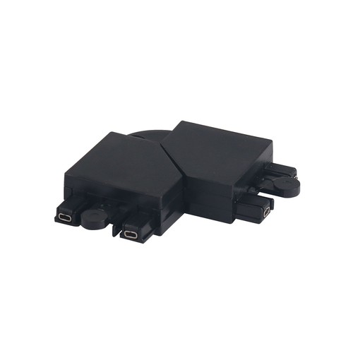 Connecteur d'angle pivotant à 90° pour rail magnétique - Noir, connecteur en L, connexion flexible