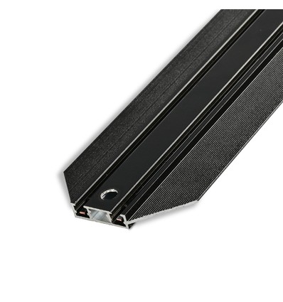 2000 samlestang - magnetisk slank skinne belysningssystem, svart