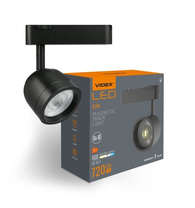 LED-licht - voor magnetisch slank railsysteem, zwart