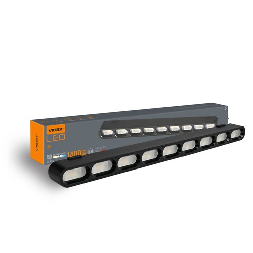 LED-licht - magnetisch slank railsysteem, zwart