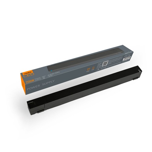 Alimentation 200W / 48V DC pour système de rail magnétique - 4.2A, IP20, noir, pour rails VL-TRMS