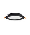Dalle LED encastrable 6W Ø11,8cm - 620lm, 4000K, bord blanc, flicker free