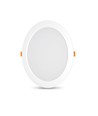 Dalle LED encastrable carrée 24W - 1830lm, 4000K, 29,5 x 29,5 cm, bord blanc, IP20 intérieur