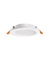 Panneau LED encastrable sans cadre 6W carré - 4000K, 120°, Trou: Ø5-10 cm, Dim: 11,8 x 11,8 cm