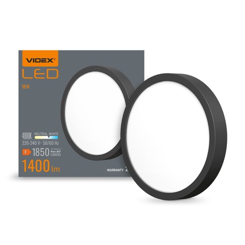 15W Ø19,2cm LED plafondpaneel - 1400lm, 4000K, witte rand, IP20 binnen