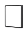 Plafonnier LED carré 24W - 26,4 x 26,4 cm, bord noir, 4000K, IP20 intérieur, source lumineuse incl.