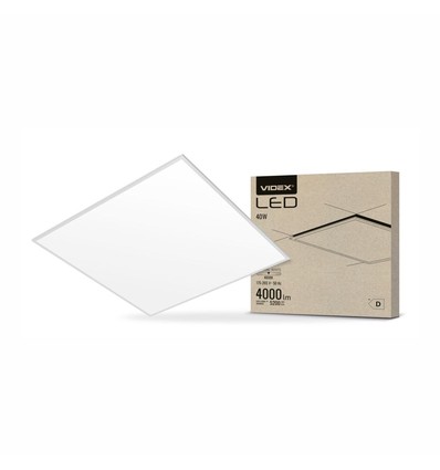 P404W panneau LED 40W - blanc neutre, 230V, 5200lm, consommation 40W