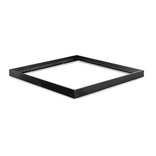 60x60 opbouwframe voor LED paneel, zwart - Aluminium, 600x600x50 mm