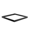 Cadre 60x60 pour panneau LED, noir - Saillie, aluminium, 600x600x50 mm