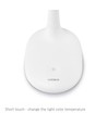 5,5W LED dæmpbar skrivebordslampe - Touch kontrol, 4000K, flicker free, hvid