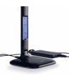 Lampe de bureau LED 5W dimmable - Noir, CCT 3 étapes, écran avec horloge/temp, contrôle tactile