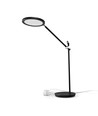 Lampe de bureau LED 20W, noir - Dimmable, 1450lm, 4100K, UGR19, timer, capteur tactile