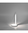 Lampe de bureau LED rechargeable 5W - Touch dimmable, CCT, batterie 2600mAh, blanc, incl. câble USB