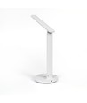 Lampe de bureau LED rechargeable 5W - Touch dimmable, CCT, batterie 2600mAh, blanc, incl. câble USB