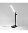 Lampe de bureau LED 18W avec charge sans fil - 700lm, dimmable 5 niveaux, CCT réglable, noir, flicker free