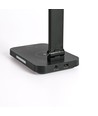 Lampe de bureau LED 18W avec charge sans fil - 700lm, dimmable 5 niveaux, CCT réglable, noir, flicker free