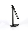 18W LED skrivebordslampe med trådløs opladning - 700lm, 5-trins dæmpbar, CCT justerbar, sort, flicker free