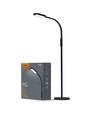 12W Tokyo LED golvlampa, dimbar - 1280lm, svart, touchkontroll, justerbar CCT, flicker free