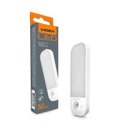 Oppladbar LED-lampe - PIR bevegelsessensor, CCT, USB-C