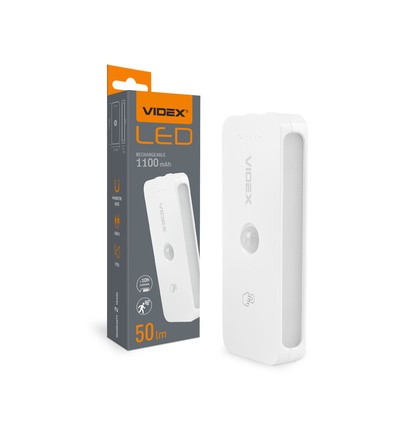 0,8W genopladelig LED natlampe med sensor - 50lm, PIR, CCT, magnetisk montering, USB-C, 3.7V