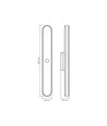 Genopladelig LED lampe - med CCT, inkl. fjernbetjening