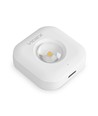 2 stk. genopladelige LED natlys med sensor, 0,5W - PIR bevægelsessensor, 3 lyskulører, USB-C, magnetisk montering, indendørs
