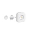 2 stk. genopladelige LED natlys med sensor, 0,5W - PIR bevægelsessensor, 3 lyskulører, USB-C, magnetisk montering, indendørs