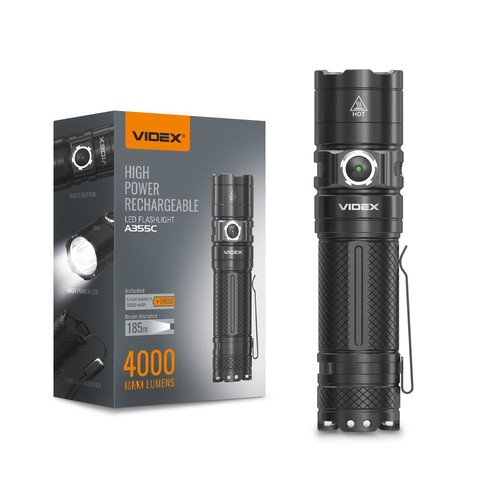 Lampe de poche LED portable - 5000K, luminosité : 4000