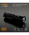 Lampe de poche LED portable - 5000K, luminosité : 4000