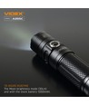 Lampe de poche LED portable - 5000K, luminosité : 4000